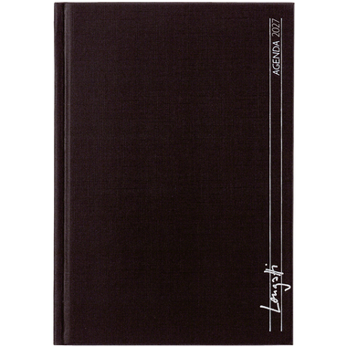 BIELLA Taschenagenda Longatti 2027 832714020027U 1W/2S schwarz ML 10.4x14.8cm