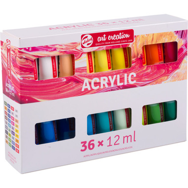 TALENS Acrylfarbe 36x 12ml 9021836M Starterset