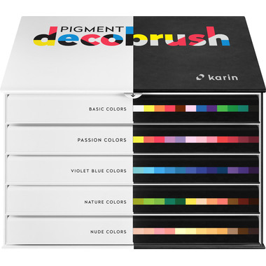KARIN Pigment Deco Brush 29C9 Professional Set 60 colori