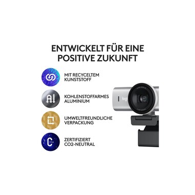 Logitech Webcam MX Brio 4K Pale Grey