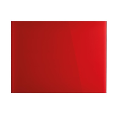 MAGNETOPLAN Design-Glasboard 800x600mm 13403006 rot, magnetisch