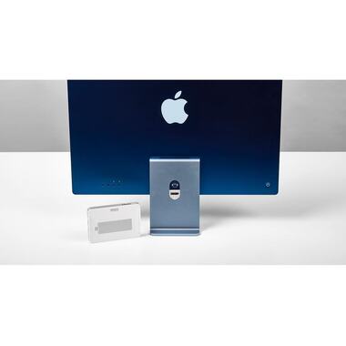 LMP Dockingstation USB-C DuoDock Silber