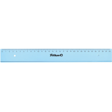 PELIKAN Lineal 30cm 7137455 transaparent blau