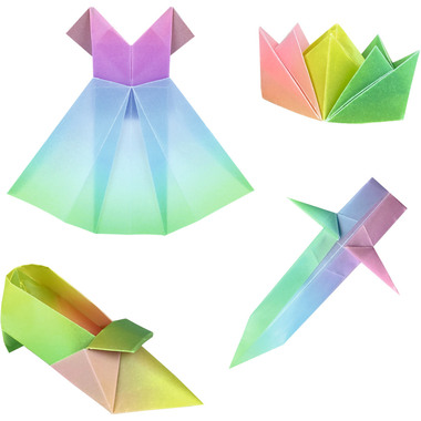 URSUS Dépliants Papier transparent 38065503 pastell, 15x15cm 50 feuilles