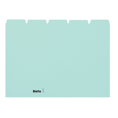 BIELLA Kartei-Leitkarten blanko A5 21055505U blau 25-teilig
