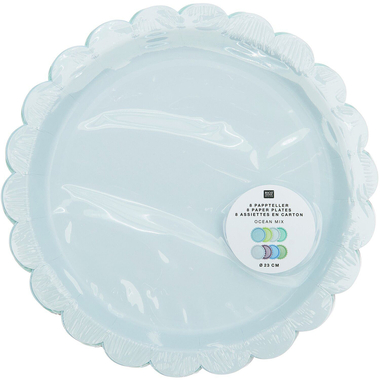 RICO DESIGN Papelle 23cm 401001 Mix Oceano 8 pezzi