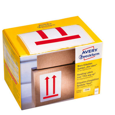 AVERY ZWECKFORM Etichette Attenzione 74x100mm 7250 weiss 200 pezzi