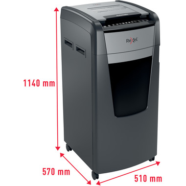 REXEL Aktenvernichter Optimum AF+ 2020750XCH 750X, P-4, 140lt