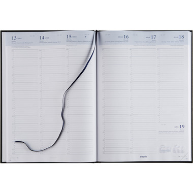 BREPOLS Agenda Omega Lima Kul. 2026 0.030.1256 1S/2P nero 21x29cm