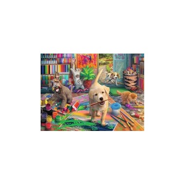 Ravensburger Puzzle Tierische Künstler 750 Teile