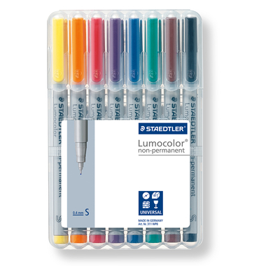 STAEDTLER Lumocolor non-perm. S 311 WP8 8 colori ass.