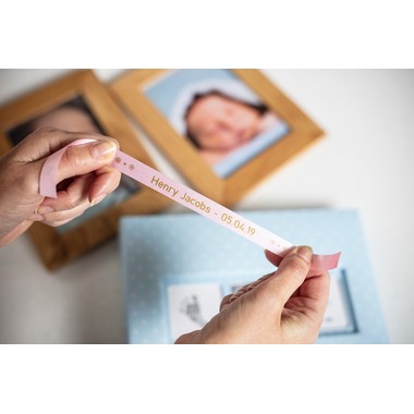 PTOUCH Nastro, tessile oro/rosa TZe-RE34 PT-DV600VP 12 mm