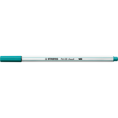 STABILO Penna Fibra 68 brush 568/51 turchese