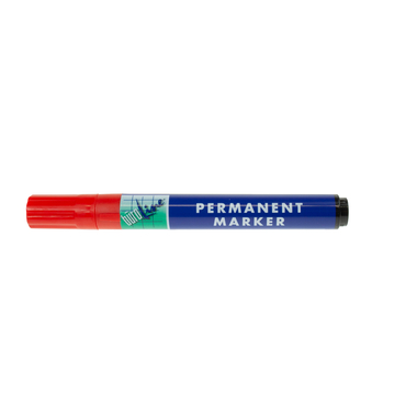 BÜROLINE Permanent Marker 1-4mm 222255 rot