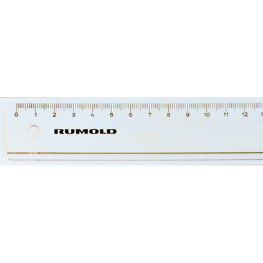 RUMOLD Règle plate 100cm FL47/100 transparent
