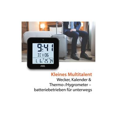 ADE sveglia digitale con sensore di luce notturna