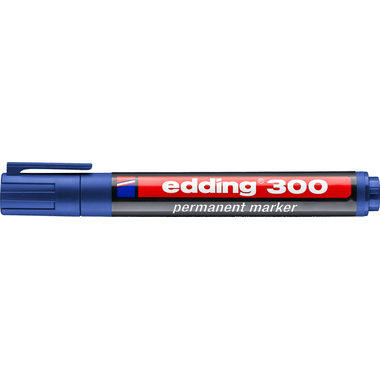EDDING Permanent Marker 300 1,5-3mm 300-3 blu