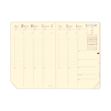 QUO-VADIS Sostituvo Minis.Pre. 2027 286003Q 1S/2P Soho/Silk DE 16x24cm