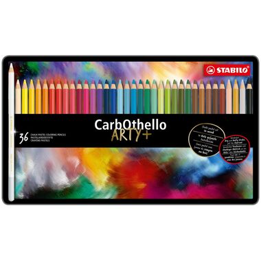 STABILO CarbOthello Cray. fusain past. 1436-6 36 couleurs