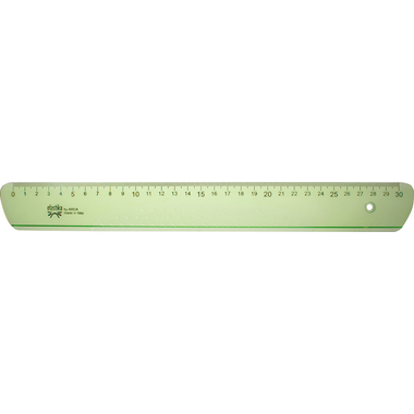 ARDA Règle Elastika 30cm EL30 vert clair transp.