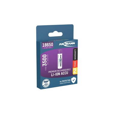Ansmann Battery Type 3500 Li-Ion 18650 3500 mAh, 1 piece