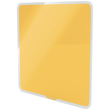 LEITZ Glass Whiteboard Cosy 7044-00-19 gelb 50x50x4cm
