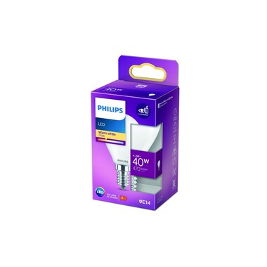 Philips Lamp LEDcla 40W E14 P45 WW FR ND Warm White (WW)