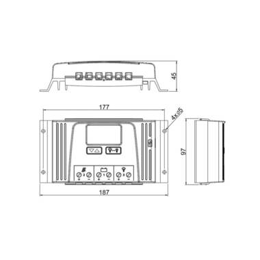 Steca Régulateur de charge SOLARIX 4040