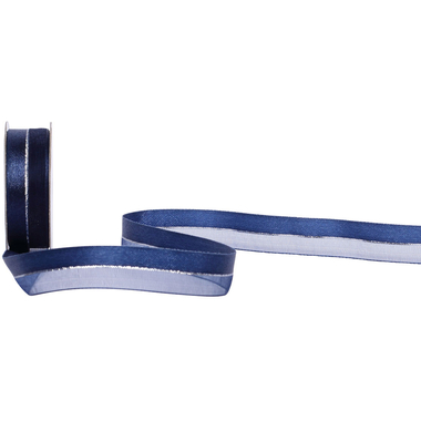 SPYK Band Cubino Elégance 1458.1654 16mmx3m Blau-Silber