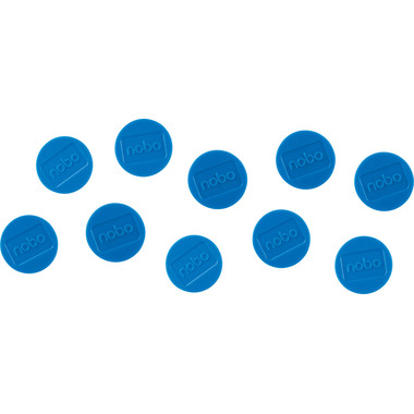 NOBO Aimant ronde 38mm 1915313 bleu 10 pcs.