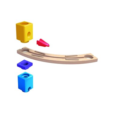 Hape Marble Run Quadrilla Super Spiral Castle & Final Sprint