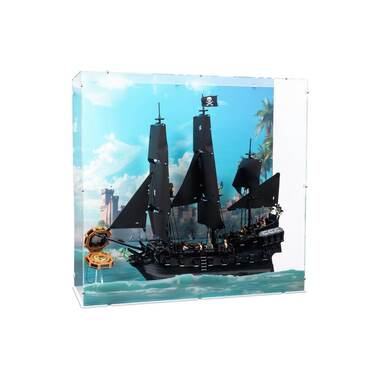 iDisplayit vetrina in acrilico per LEGO 10365 Nave di Capitan Jack Sparrow