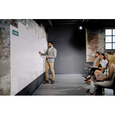MAGNETOPLAN Infinity Wall X 1041100 bianco, smaltato 980x1980mm