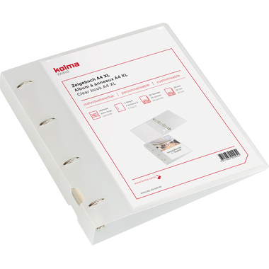 KOLMA Livre prés. Vario KF A4 02.022.00 blanc, 4-anneaux 40mm