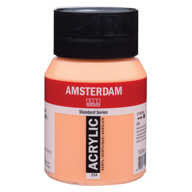 AMSTERDAM Peinture acrylique 500ml 17722242 Napoli jaune/rouge 224