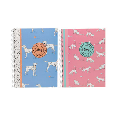 ANCOR Taccuino Uff. A4 PET FRIENDS 105490 assort., 5mm, 90g 80 fogl.