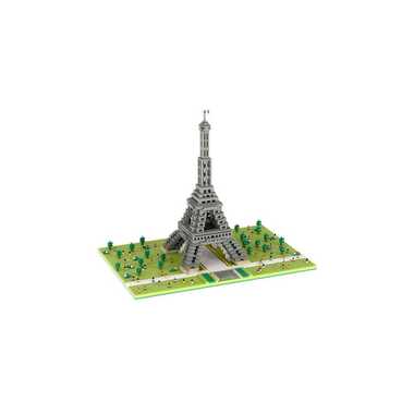 BRIXIES building block model Eiffel Tower made of 2814 building blocks