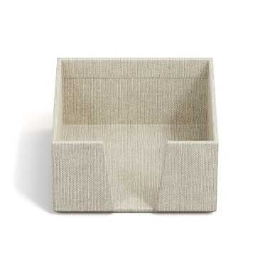 BIGSO BOX OF SWEDEN Zettelkasten James 110x110mm 2711C5501 Leinen beige