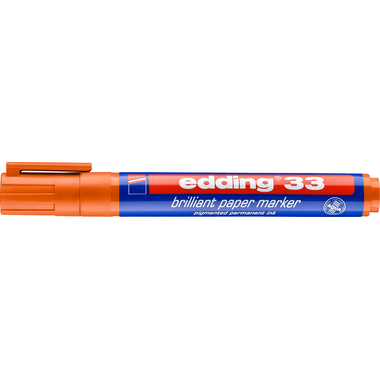 EDDING Permanent Marker 33 1-5mm 33-6 orange