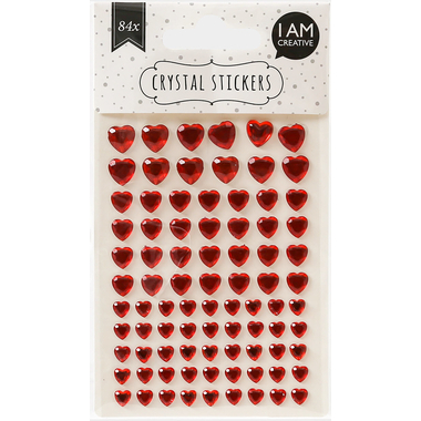 I AM CREATIVE Crystalstickers 6000.22 Herz 84 S.