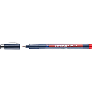 EDDING Profipen 1800 0.10-0.25mm 1800-2-01 rouge