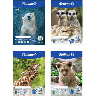 PELIKAN Zeichenblock A4 C4/20 20 Blatt 20 Blatt
