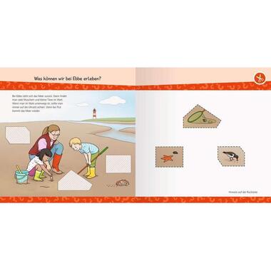 Ravensburger libro per bambini WWW junior ATTIVO: Al mare