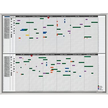 MAGNETOPLAN Personal und Projektplaner 1241212S 12 Monate, 35 Pos. 1215x915mm
