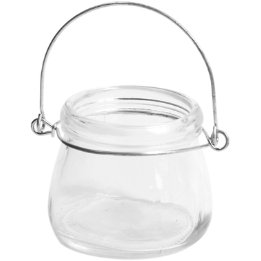 I AM CREATIVE Verre déco avec arc 5100.28 diamètre 7.3x6cm