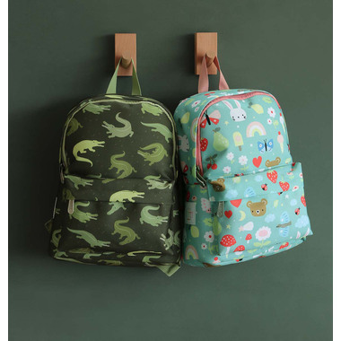 ALLC Kleiner Rucksack Krokodile BPCRGR70 23.5x30x10cm