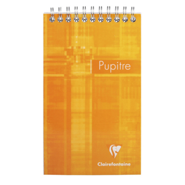 CLAIREFONTAINE Quaderno a spirale Pupitre A6 8642C ass., quadri 5mm 80 fogli
