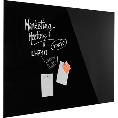 MAGNETOPLAN Design-Glasboard 1500x1000mm 13408012 nero, magnetico