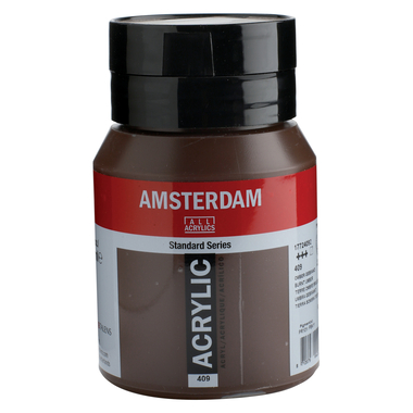 AMSTERDAM Acrylfarbe 500ml 17724092 Umbra gebrannt 409