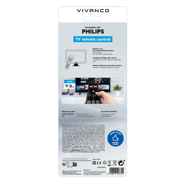 Philips TV Remote Control | Vivanco